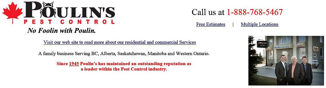 Poulins Pest Control